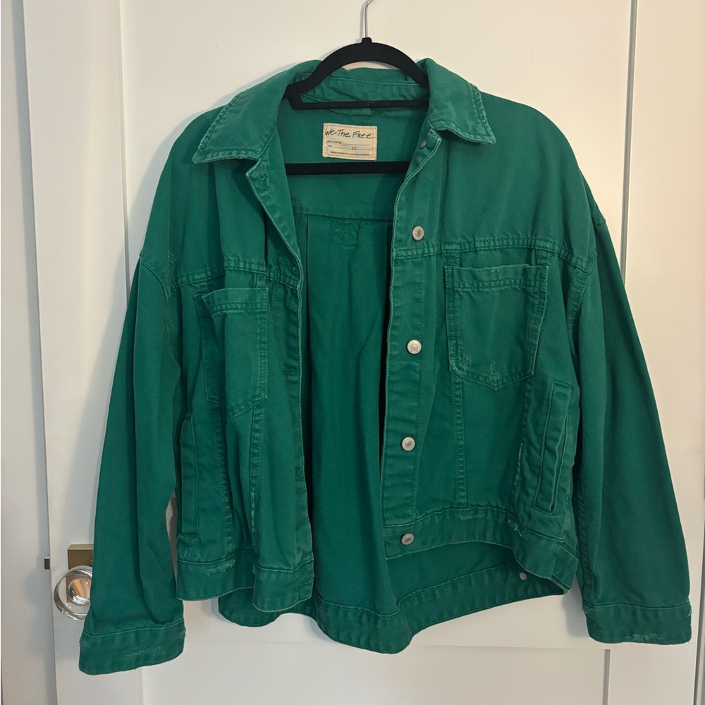 Free People Opal Swing Denim Jacket